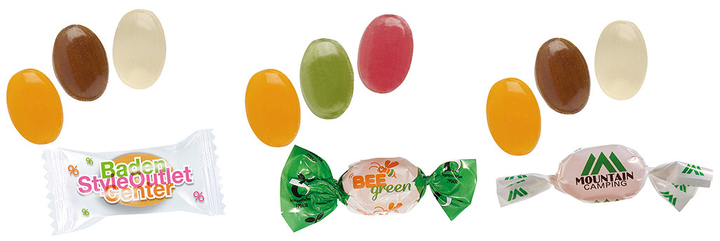 Exemple de bonbons personnalisés